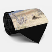 Yawning lion stropdas (Opgerold)