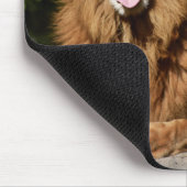 Yawning Lion-Wake me als de vrijdag Muismat (Hoek)