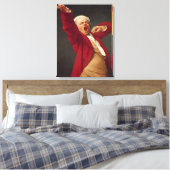 Yawning Man (Self-Portrait) (door Joseph Ducreux) Canvas Afdruk (Insitu (Slaapkamer))