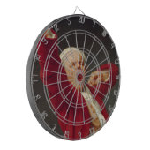 Yawning Man (Self-Portrait) (door Joseph Ducreux) Dartbord (Voorkant Links)