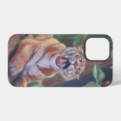 Yawning Tiger iPhone case Hoesje (Achterkant horizontaal)