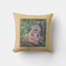 Yawning Tiger Kussen