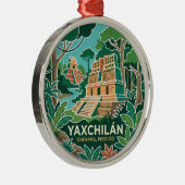 Yaxchilán Mexico Metalen Ornament (Rechts)
