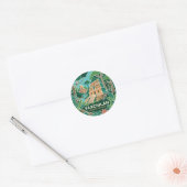 Yaxchilán Mexico Ronde Sticker (Envelop)