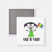 Yay 4 homo magneet (Voorkant / Achterkant)