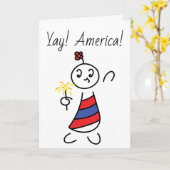 Yay! Amerika! Kaart (Gele Bloem)