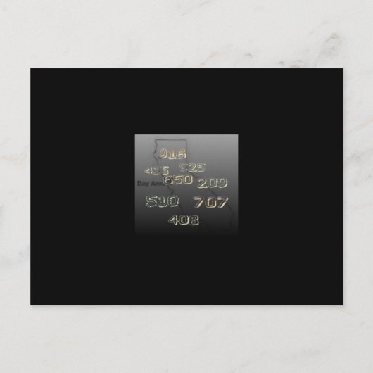 YAY AREA BRIEFKAART (Voorkant)