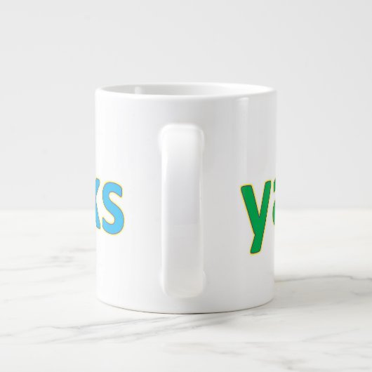 Yay bedankt - mok (Achterkant)