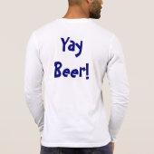 Yay Beer! T-shirt (Achterkant)
