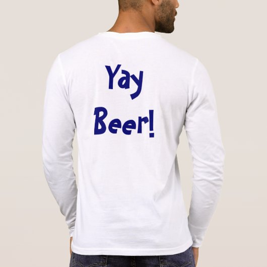 Yay Beer! T-shirt (Achterkant)