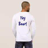 Yay Beer! T-shirt (Achterkant volledig)