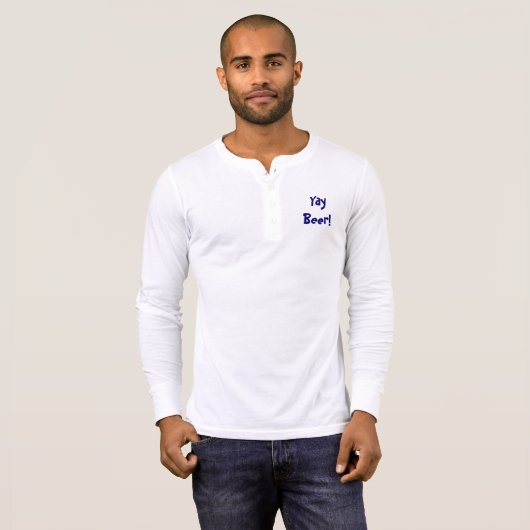 Yay Beer! T-shirt (Voorkant volledig)