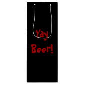 Yay Beer! Wijn Cadeautas (Voorkant)