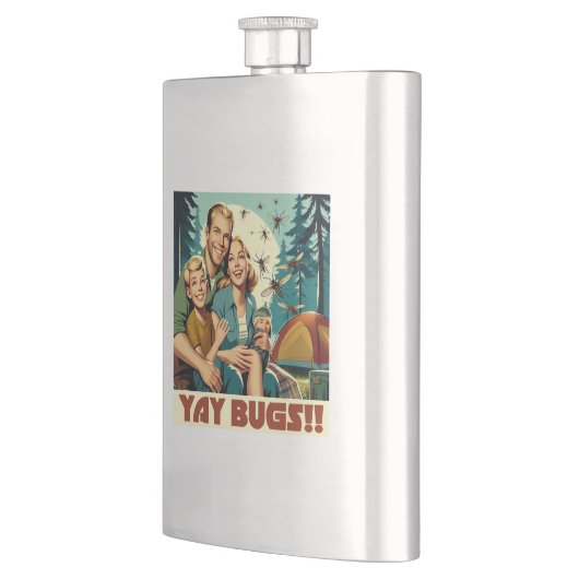 Yay Bugs Camping Grappig Flacon (Links)