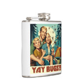 Yay Bugs Camping Grappig Heupfles (Rechts)