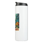 Yay Bugs Camping Grappig Thermosbeker (Geroteerd rechts)