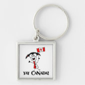 Yay Canada! Leychain Sleutelhanger (Voorkant)