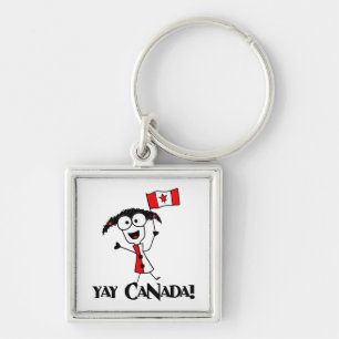 Yay Canada! Leychain Sleutelhanger