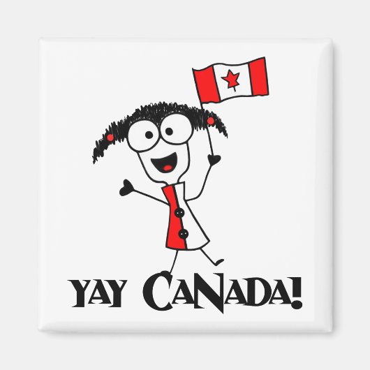 Yay Canada! Magneet (Voorkant)