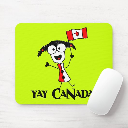 Yay Canada! Muismat (Met muis)