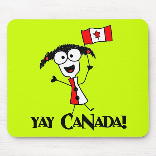 Yay Canada! Muismat (Voorkant)