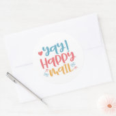 Yay Happy Mail - Small Business Sticker (Envelop)