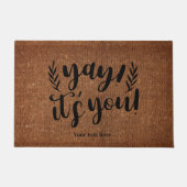 Yay, jij bent het! deurmat (Voorkant)