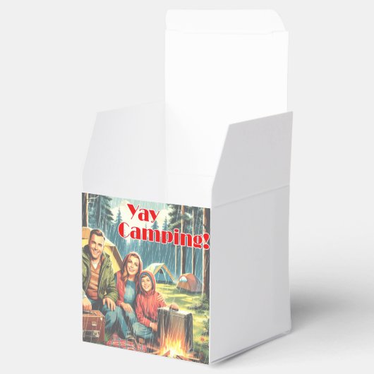 Yay Kamperen in de regen Bedankdoosjes (Geopend)
