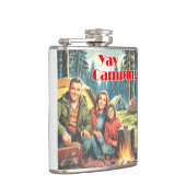 Yay Kamperen in de regen Heupfles (Rechts)