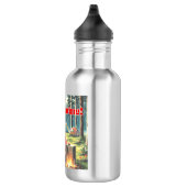 Yay Kamperen in de regen Waterfles (Rechts)