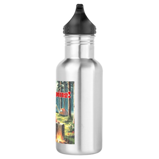 Yay Kamperen in de regen Waterfles (Rechts)