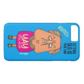 Yay, nog steeds levend - Grumpy oude man blauwe ca Case-Mate iPhone Case (Achterkant (Horizontaal))