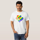YAY ONS! Gay Couples Pride net getrouwd met T-Shir T-shirt (Voorkant volledig)