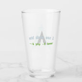 ~:$ yay -S beer (btw logo) Glas (Achterkant)