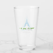 ~:$ yay -S beer (Officiële logo w/Fetch) Glas (Achterkant)