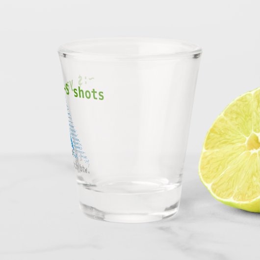 ~:$ yay -S shots Shot Glas (Rechts)