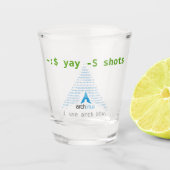 ~:$ yay -S shots Shot Glas (Voorkant)