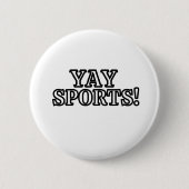 YAY SPORTS RONDE BUTTON 5,7 CM (Voorkant)