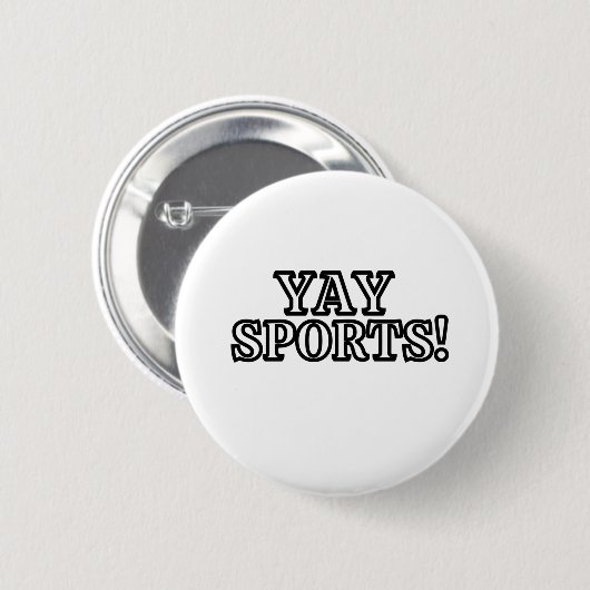 YAY SPORTS RONDE BUTTON 5,7 CM (Voorkant /achterkant)