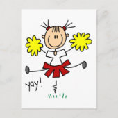 Yay Team Cheering Tshirts en Gifts Briefkaart (Voorkant)