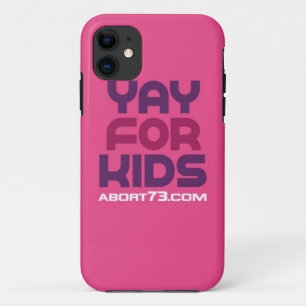 Yay voor kinderen / Abort73.com iPhone 11 Hoesje