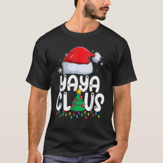 Yaya Claus Matching Group Xmas serie Kerstmis Pa T-shirt