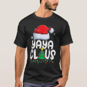 Yaya Claus Matching Group Xmas serie Kerstmis Pa T-shirt (Voorkant)