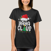 Yaya Claus Matching Group Xmas serie Kerstmis Pa T-shirt (Voorkant)