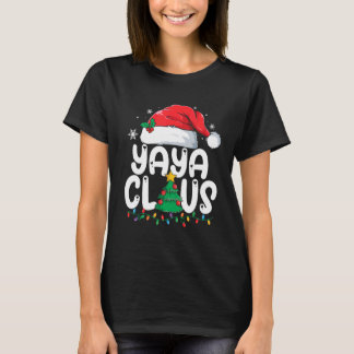 Yaya Claus Matching Group Xmas serie Kerstmis Pa T-shirt