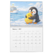 Yaya en Pinguïn Kalender (Feb 2027)