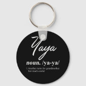 YaYa Funny Definition Sleutelhanger (Voorkant)