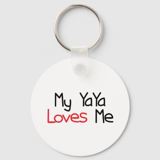 YaYa houdt van mij Sleutelhanger (Voorkant)