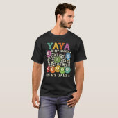 Yaya is mijn naam Bingo is mijn spel Funny Bingo G T-shirt (Voorkant volledig)