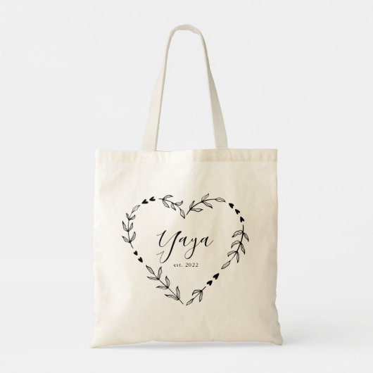 Yaya Jaar Oost. Tote Bag (Achterkant)